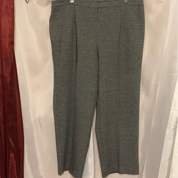 Alfred Dunner houndstooth pull on pants - Picture 4 of 7